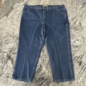 Lee Carpenter Men's Carpenter Jeans Blue Denim 54x30 Cotton Polyester #1014